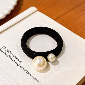 Fascia elastica di moda di tendenza eleganti semplici accessori per ragazze peluche tessuto pizzo cravatte vendita calda all'ingrosso - Product Image 1