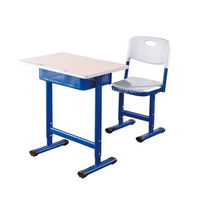Modern Adjustable Height MDF Metal Plastic School Single Student Desk and <b>Chair</b> Set SONGYE Brand PP-0403B School <b>Chair</b> Classroom - Product Image 4