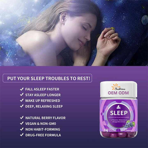 Gummies SLEEP à l'extrait d'ashwagandha 60 unités : solution directe usine pour les <span class=keywords><strong>troubles</strong></span> du sommeil, améliore la qualité du sommeil - Product Image 3
