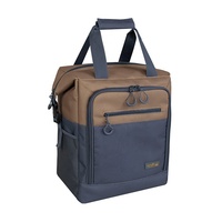 Sac isotherme pliable réutilisable anti-fuite en 2 formes tendance avec poignée de transport et poche avant en polyester – Garde au frais