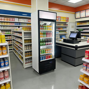 Réfrigérateur commercial de <span class=keywords><strong>grande</strong></span> taille avec porte vitrée refroidie par air pour restaurant et supermarché - Product Image 1