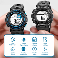 Montres Mingrui pour hommes, multifonctions, résistantes à l'eau jusqu'à 30 mètres, montres de sport étanches, montres numériques électroniques