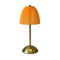 Lampe de table LED rechargeable à commande tactile, 3 modes d'éclairage, gradation progressive, chargement Type-C, décoration moderne, lampe de chevet/bureau