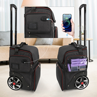 Boîte de rangement pour coiffeur Relavel, salon de beauté, organiseur de tondeuses, chariot de salon de coiffure, boîte de maquillage, valise de voyage
