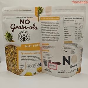 Sacos de Embalagem Plásticos Personalizados com UV Spot Direto da Fábrica para Alimentos de Bebê e Ração Animal, Recicláveis, à Prova de Umidade, Reseláveis e com Base (Stand-up) para Açúcar - Product Image 1