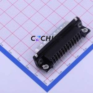 5747842-4 D-Sub/VGA Connector Bent Lead Through Hole Connector Male 25P Right Angle Insert 2 - Product Image 2