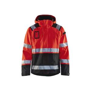 Blaklader-498719875599XXXL แจ็คเก็ตเปลือก Hi-Vis สีแดง/สีดำ-EAN 7330509435021 HI-VIS Workwear - Product Image 1