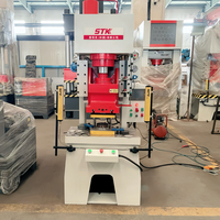 Presse hydraulique compacte de 40 tonnes - Utilisée pour le formage de tôles métalliques rondes à trous multiples par procédé de poinçonnage