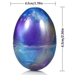 Custom Fluffy Kids Starry Sky <b>Egg</b> Putty Slime Kit Tactile Visual Experience Stress Relief <b>Toy</b> Easter Basket Stuffers Ages 5+ - Product Image 3