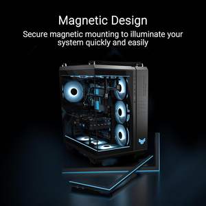 Kit de Iluminación ARGB Tuf Gaming GT502 Serie Horizon Negro, 2 Marcos Exteriores, Iluminación Vibrante, Compatible con Aura Sync - Product Image 5
