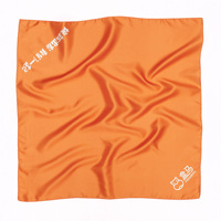 Écharpes légères en polyester-coton imprimées par transfert thermique - Lot en gros pour événements promotionnels