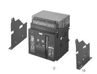 Disjoncteur d'air basse tension ACB-630 Tripe pôle 3P 630A Intelligent universel fixe ACB interrupteur automatique AC690V