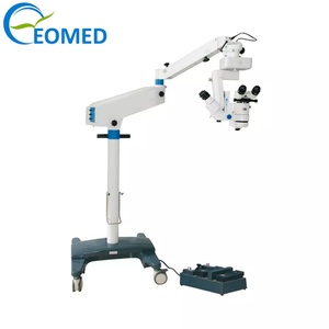China Made Portable Ophthalmic Operation <b>Microscope</b> Motorized Manual Zoom Magnification Surgical <b>Microscope</b> EOM-SOM2000D - Product Image 1
