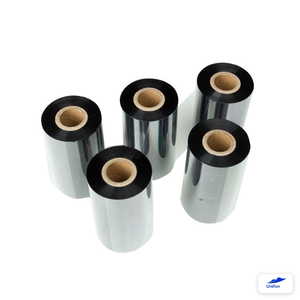 Cinta de cera estándar de 4.33" x 1476' (110 mm x 450 m) negra - Caja de 24 unidades - Product Image 3