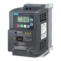 Variateur de fréquence Siemens AC VFD 6SL3210-5BB13-7UV1 monophasé pour compresseur/moteur, 400W 400V IP20, contrôle PWM, neuf