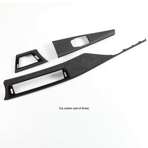 Garnitures de tableau de bord intérieures en fibre de carbone véritable pour les séries 3 et 4 F30 F31 F34, état neuf, pack sport, pack 3GT - Product Image 4