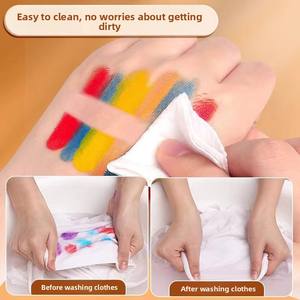 <span class=keywords><strong>YEKO</strong></span> Trousse de Peinture au Doigt pour Enfants, Tampons d'Encre 12 Couleurs, Thème Lion & Soleil Coloré, Cartes de Dessin Créatif pour Bébé - Product Image 4