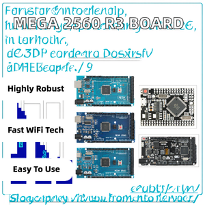 บอร์ดพัฒนา MEGA 2560 R3 Mini Pro CH340G ESP8266 WiFi AVR TYPE-C USB Android สำหรับ Arduino Core Mini Mega ชุดอุปกรณ์พัฒนา - Product Image 2