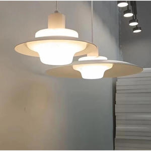 Lampes suspendues nordiques minimalistes modernes, luminaires multi-niveaux, lustres créatifs en marbre UFO pour lampes suspendues - Product Image 4