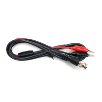 Câble de test BNC Q9 mâle vers double pince crocodile pour oscilloscope et générateur de signal