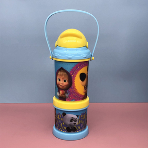 Chai Nhựa 3d Sáng Tạo Trẻ Em Trai Và Gái Thăng Hoa Tumbler Chai Nước Di Động Có Tay Cầm Hộp Đựng Đồ Ăn Nhẹ - Product Image 6