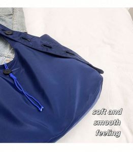 Sac fourre-tout à bandoulière en nylon avec sangle réglable, grande capacité, sac de shopping - Product Image 3