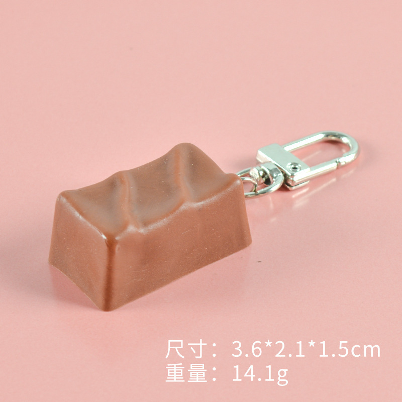 Brown-Rectangular Chocolate-Door Buckle
