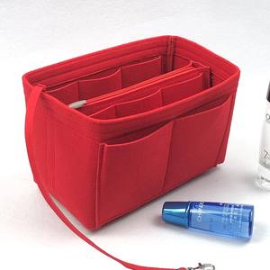 Sac à cosmétiques en feutre multi-compartiments, sac intérieur de rangement à la mode, multifonctionnel et de grande capacité - Product Image 2