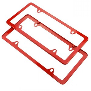 Cadre de plaque d'immatriculation fin en acier inoxydable à 4 trous, spécifications américaines, personnalisable et très demandé - Product Image 6