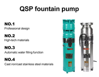 Qsp pompe de jardin d'eau de fontaine de danse Submersible avec moteur d'immersion dans l'eau