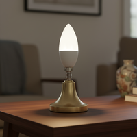 Ampoule LED E12 B12 pour lustre, gradation Triac, sans scintillement, homologuée ETL et FCC, ampoule décorative