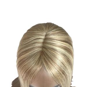 Perruques en <span class=keywords><strong>Cheveux</strong></span> Humains Naturels Européens et Américains, Meilleures Ventes, <span class=keywords><strong>Cheveux</strong></span> Longs et Lisses avec <span class=keywords><strong>Frange</strong></span>, Entièrement Faits à la Main, Effet Cuir Chevelu Simulé - Product Image 5