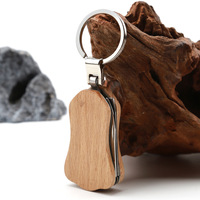 Nouveau couteau pliant miniature OEM DIY, outil multifonctionnel EDC pour le camping, clip en acier inoxydable, matériau en bois, ouvre-bouteille, modèle B09-M