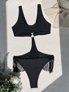 Costumi <span class=keywords><strong>da</strong></span> bagno YWCS-6445 in tessuto riciclato <span class=keywords><strong>da</strong></span> donna sexy interi pezzi di design beachwear stile nappine costumi <span class=keywords><strong>da</strong></span> bagno - Product Image 6