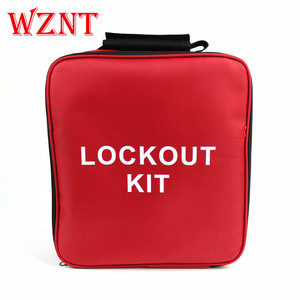 Kit di Bloccaggio per <span class=keywords><strong>Serratura</strong></span> Cilindrica WZNT di Qualità con Backset da 50mm e 2 Chiavi |   Borsa di Sicurezza Portatile Vuota per Procedure di Blocco e Etichettatura (Lockout Tagout) - Product Image 1