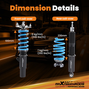 Maxpeedingrods ชุดโช้<span class=keywords><strong>ค</strong></span>อัพสปริงด้านหน้าและด้านหลังสำหรับ Honda <span class=keywords><strong>Civic</strong></span> coupe/sedan 16-21 <span class=keywords><strong>FC</strong></span> - Product Image 5