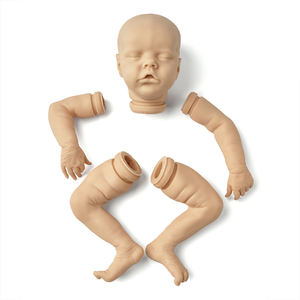 Npk-Kit de <span class=keywords><strong>Reborn</strong></span> pour bébé, 17 pouces, vinyle, Twin B, pièces de poupée non peintes et non finis, bricolage, vierges - Product Image 2