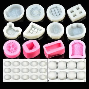 Rongtai Unisex Squishy Toy Mold Food-Grade Silicone Crystal Resin for Croissant Toast Stress Relief Daifuku Squishy Play 14+ - Product Image 1
