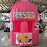 Stand gonflable commercial de concession de crème glacée stand de tente de nourriture stand gonflable de kiosque de crème glacée pour la promotion extérieure