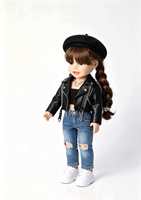 Poupée en vinyle pleine longueur personnalisable de 18 pouces, modèle de mode de haute qualité, jouet éducatif interactif pour les enfants de 5 à 7 ans
