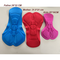 Vêtements de famille parent-enfant, 5 à 10 ans, pantalon de cyclisme rembourré en gel 7 heures, insert en tissu chamois pour enfants