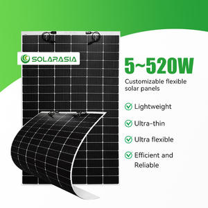 <span class=keywords><strong>Panneau</strong></span> <span class=keywords><strong>solaire</strong></span> flexible à haute conversion léger 520w Panneaux solaires monocristallins à film mince <span class=keywords><strong>pour</strong></span> toit de camping-car Bateau Remorque - Product Image 5