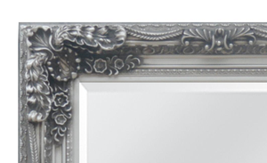 Gương Sàn Cổ Điển Khung Gỗ Louis Chạm Khắc Lớn Gương Trang Trí Tường Màu Vàng Kim - Product Image 2