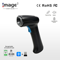 Escáner de Códigos de Barras Inalámbrico QR y Lector de Códigos de Barras 2D PDF417 con Sensor CMOS, Velocidad de Escaneo >3m/s, en Stock para Escaneo POS