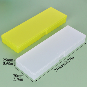 SUNSHING Portalápices Portátil Color Caramelo Esmerilado con Cierre a Presión, Organizador de Escritorio, Material Escolar - Product Image 5