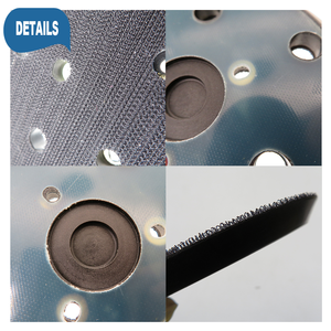 5 inci 6 lubang <span class=keywords><strong>3</strong></span> botl <span class=keywords><strong>Hook</strong></span> dan <span class=keywords><strong>Loop</strong></span> pengamplasan dukungan Pad pengganti Abrasive Disc amplas plat cadangan untuk amplas poles - Product Image 2