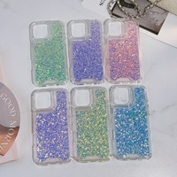 Funda de teléfono con purpurina ostentosa de lujo para INFINIX Note 50 40X 30 Pro Plus ZERO40 3 en 1, funda protectora para TECNO CAMON 40 SPARK30 4G