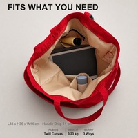 Grand sac fourre-tout en toile décontracté, sac à bandoulière souple, idéal pour le shopping, la plage et les voyages