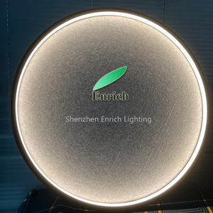 โคมไฟอะคูสติก LED สไตล์โมเดิร์นโคมไฟเพดานภายในไฟ LED วงกลมตกแต่งโคมไฟระย้า - Product Image 2
