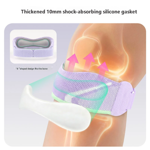 Sangle de Compression Ajustable pour Genou (Hommes et Femmes) – Soulagement de la Douleur du Ménisque pour le Basketball, le Volleyball et la Course à Pied - Product Image 4